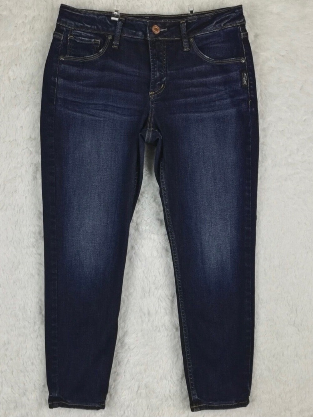 Silver Jeans Dark Indigo Ankle Skinny